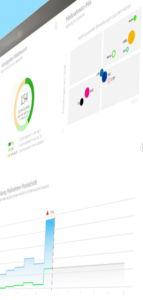 Bildschirmausschnitt mit Dashboard von JobsGalore